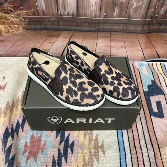 Women's Ariat 10029737 Ryder Leopard Print Shoe - Picture 2 of 3